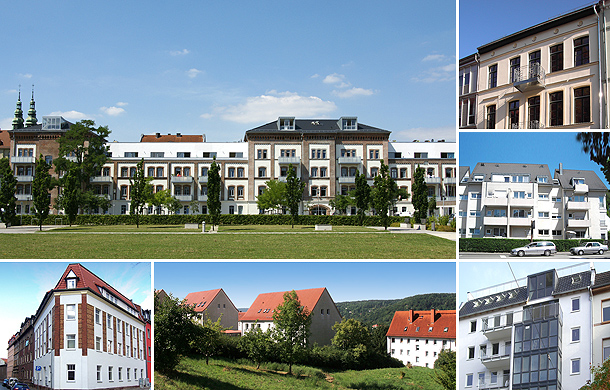 Immobilienfonds, die mehrere Objekte in ihrem Portfolio haben, bieten eine gute Risikostreuung