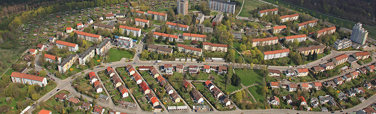 Luftbild vom Zanger Berg, Heidenheim