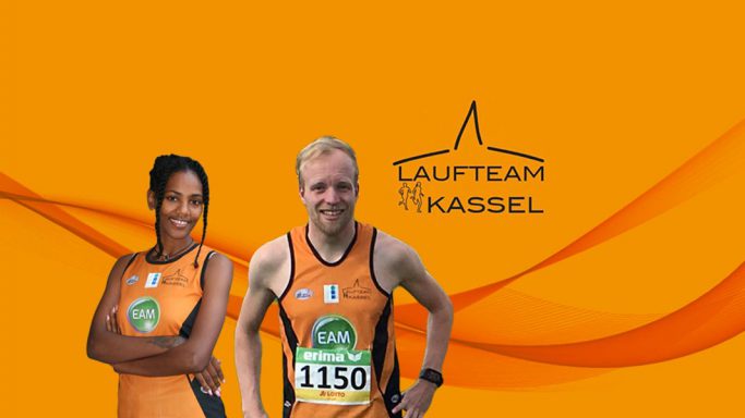 Melat Kejeta und Jens Nerkamp, Laufteam Kassel