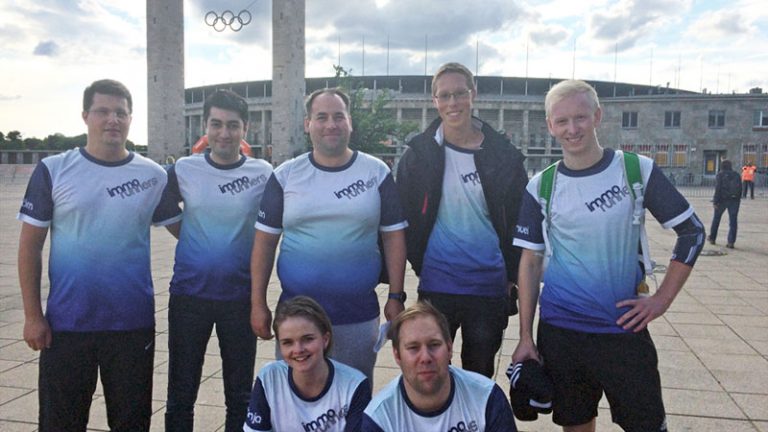 B2RUN Berlin - Gruppenbild der "immo runners", dem Laufteam der IMMOVATION-Unternehmensgruppe