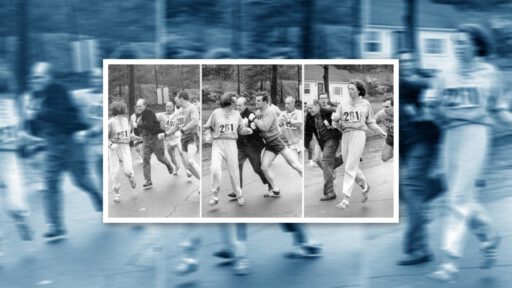 Kathrine Switzer beim Boston-Marathon-1967