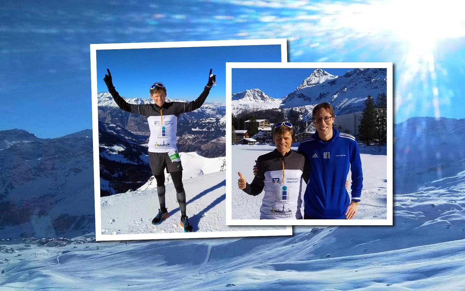 Benedikt Hoffmann und Nils Bergmann erfolgreich beim Swiss Snow Walk & Run 2022 in Arosa